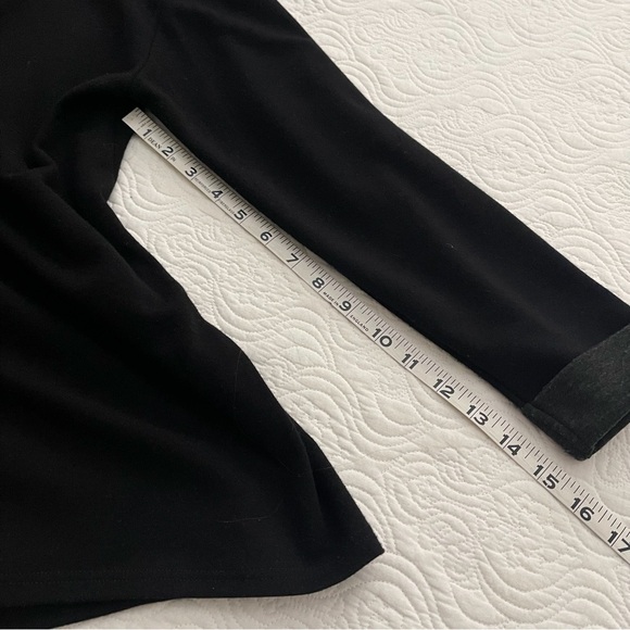 Cable and Gauge Top Scoop Neck 3/4 Length Roll Cuff Sleeve Size Large - Picture 10 of 13